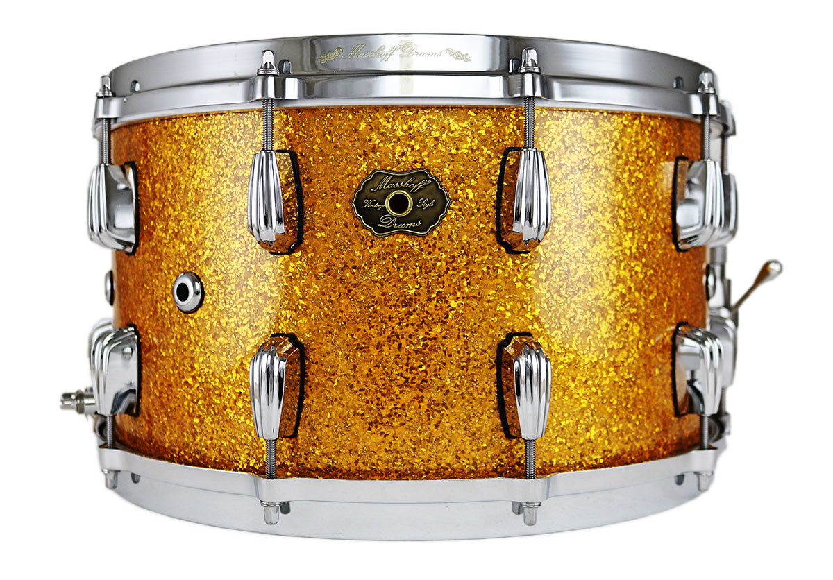 Masshoff Drums Maple Series / Big Chief Gold Sparkle