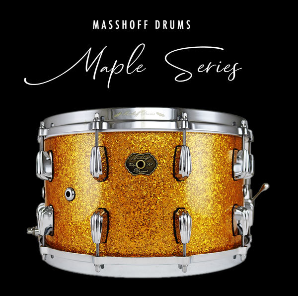 Masshoff Drums Maple Series / Big Chief Gold Sparkle 00072