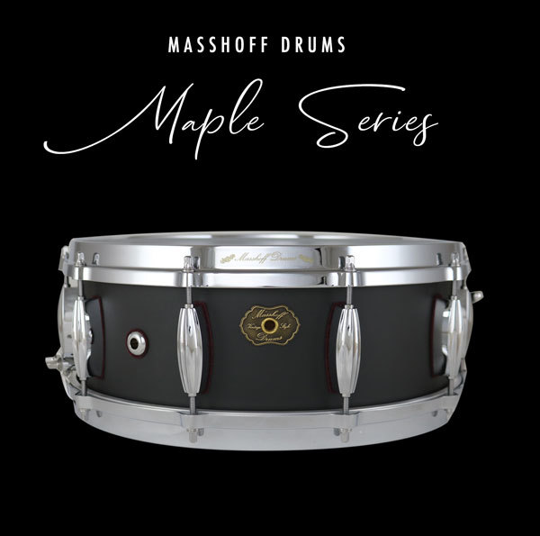 Masshoff Drums Maple Series / Poinciana Tar Black 00079