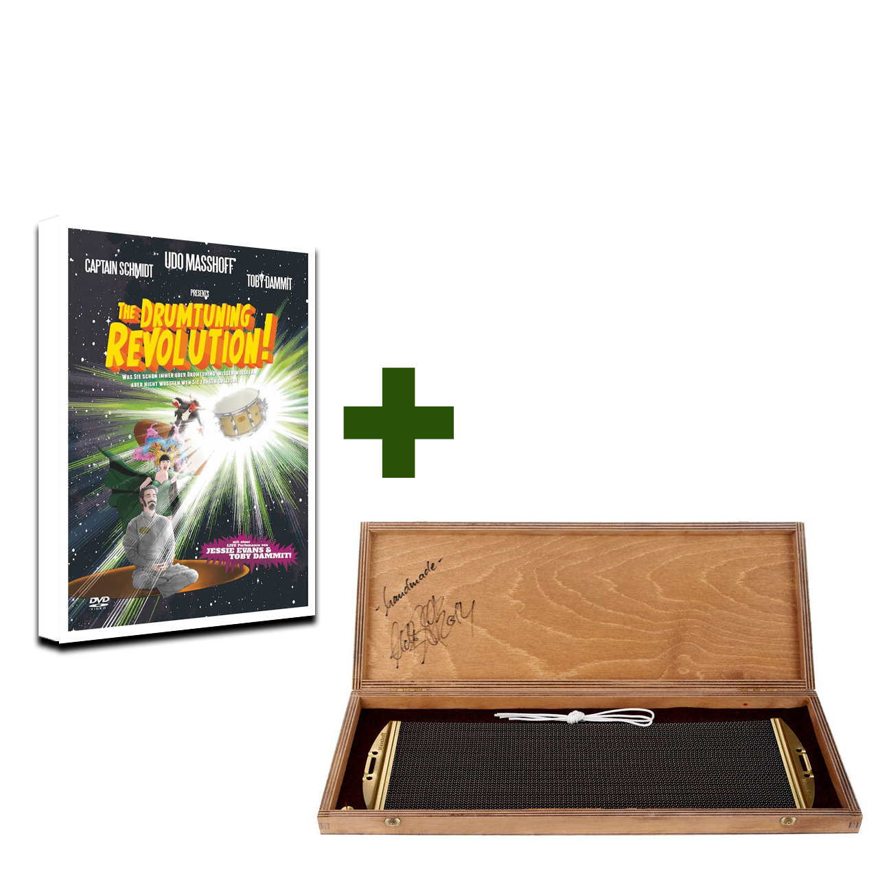 Masshoff Drum Tuning Bundle: 24er Snareteppich + Drumtuning DVD - NEUE WARE IST IN PRODUKTION - JETZT VORBESTELLEN! 00037