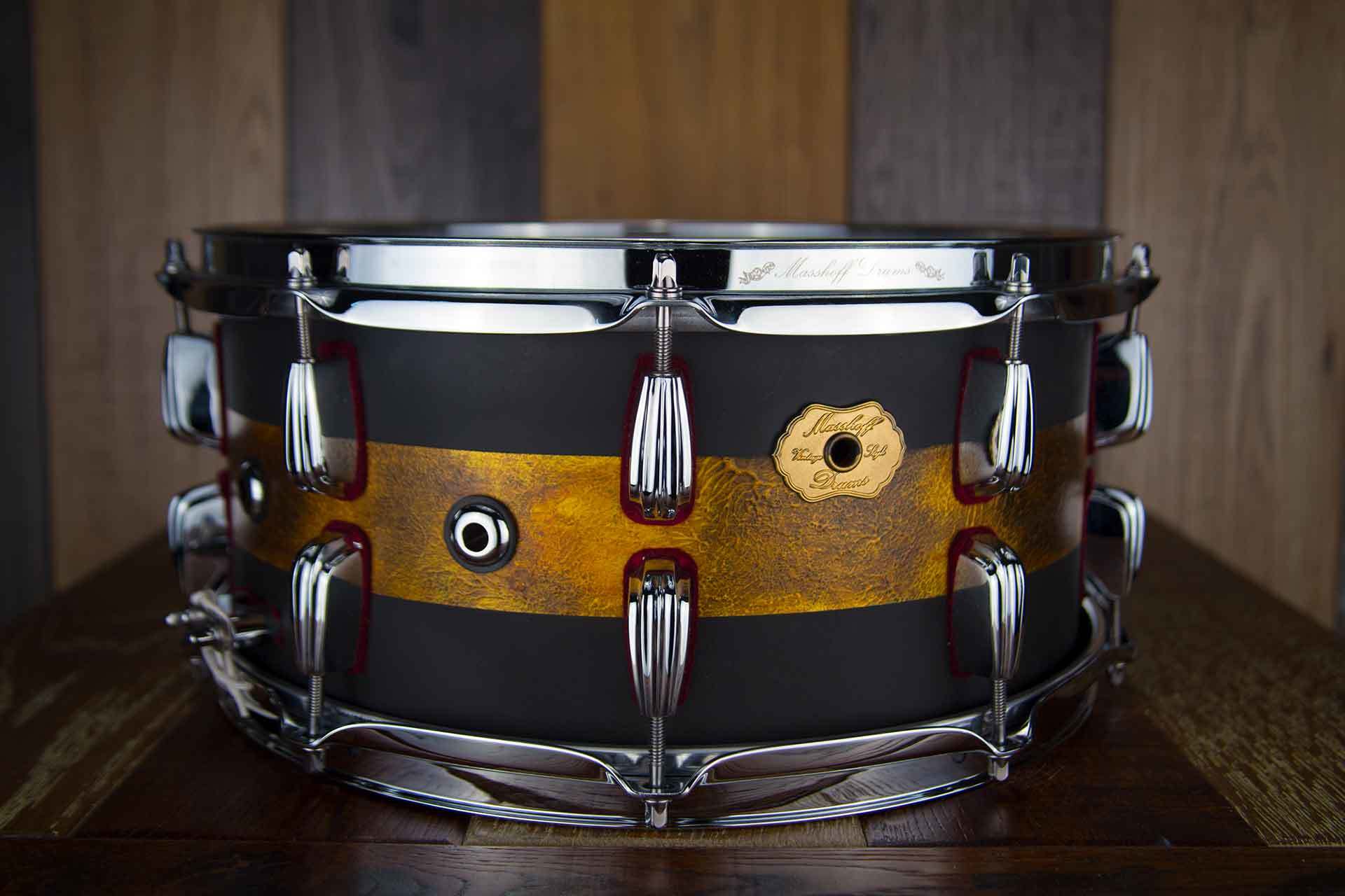Masshoff Drums 14"x 6.5" Premium Stahl Snare Drum "Avalon Steel / Duco King"