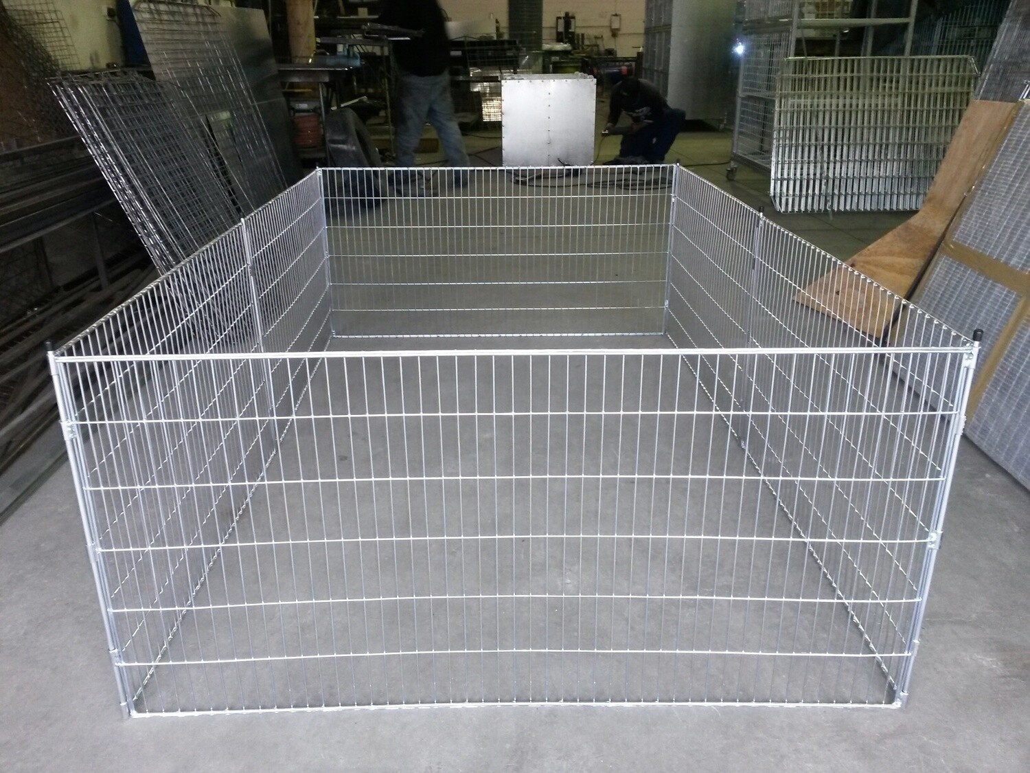 Flat Folding Large Pet Playpen Without Gate 1100mm High