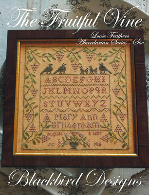 Loose Feathers Mary Ann Blackburn Sampler Blackbird Designs Cross Stitch Pattern