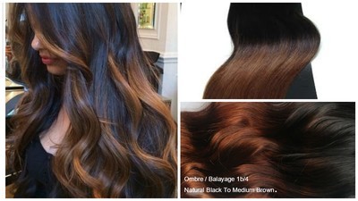 Russian Remy Tape Balayage Ombre Hair Extensions