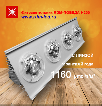 Фитооблучатель RDM-ПОБЕДА Н200 ГИБРИД 00022