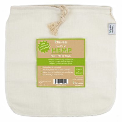 Idavee Brand Presto Pure IAE17H 12x12" Reusable Hemp Straining Bag IAE17H