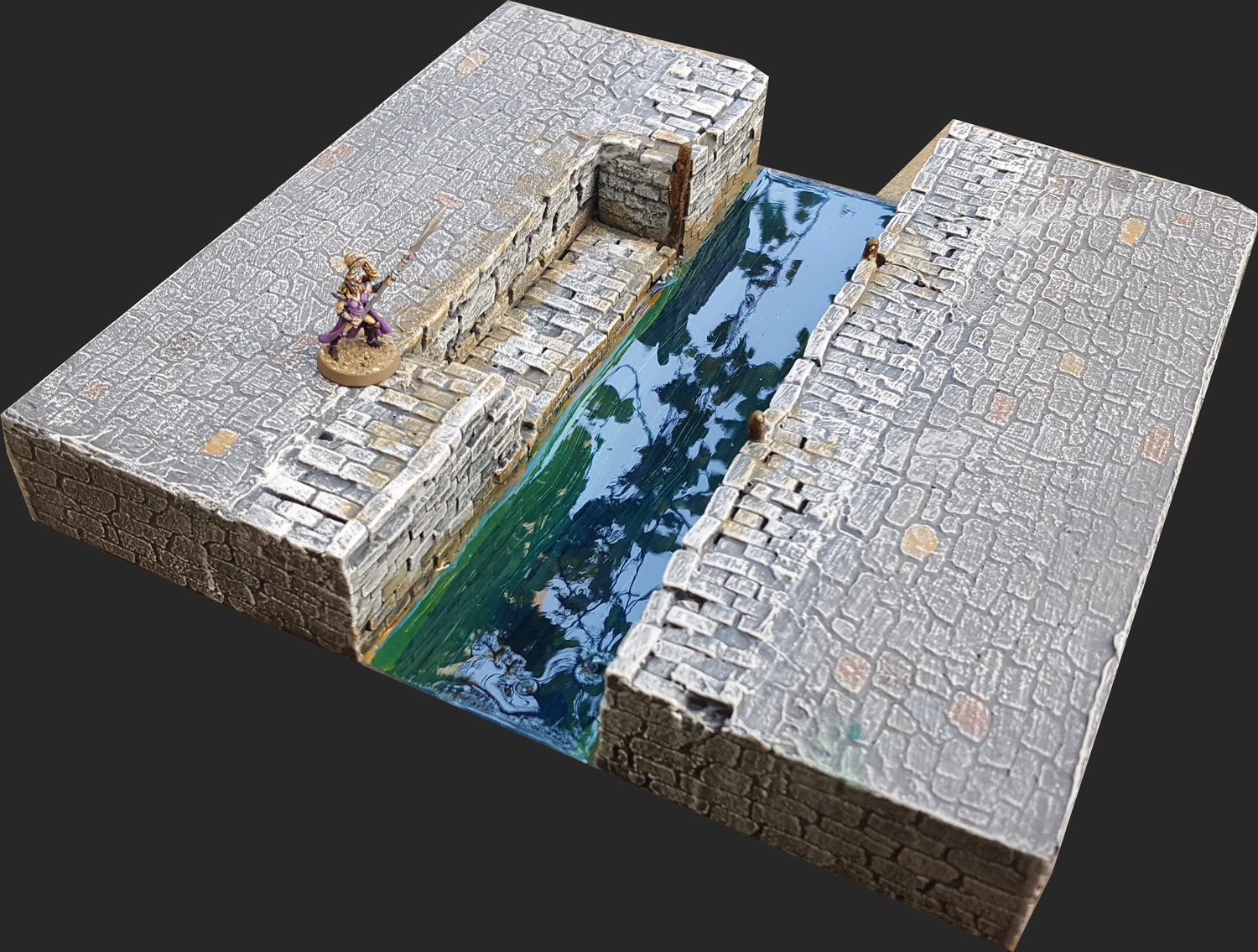 15mm 20mm Wargames Resin Ancient Dark Ages Medieval Castle City Walls Set A