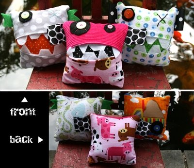 Munchy Monster Tooth Fairy Pillows