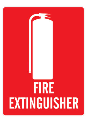 Fire Extinguisher Location Sign (Small) 150mm x 225mm Fire Extinguisher Location Sign (Small) 150mm x 225mm