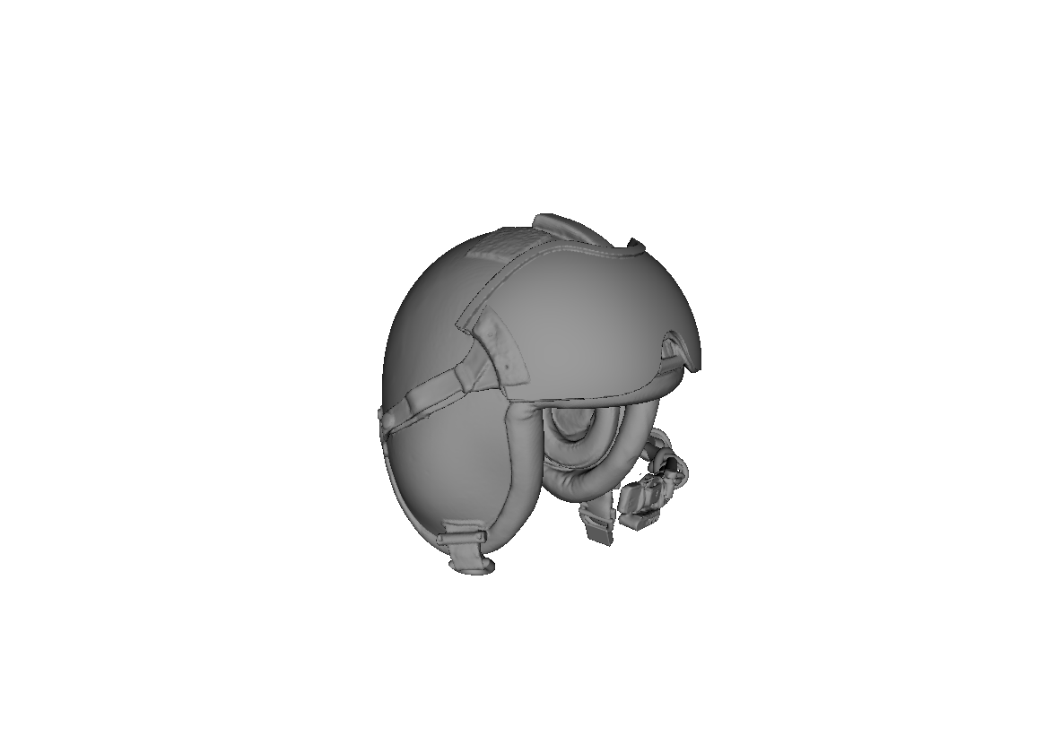 1/32 HGU-84/P US Navy helicopter pilot helmet without visor cover and detailled interior