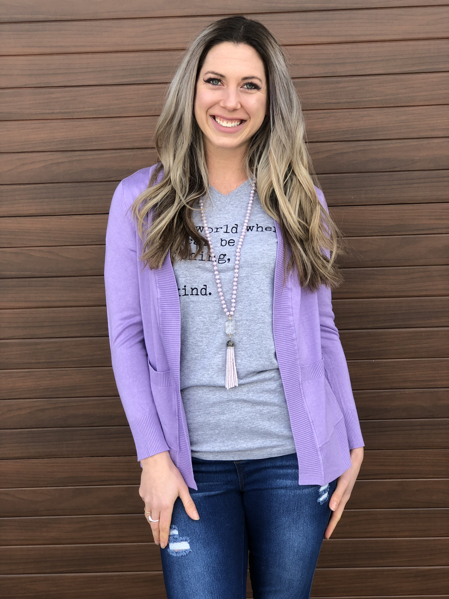 The Cardi Cardigan -Lavender 9999464