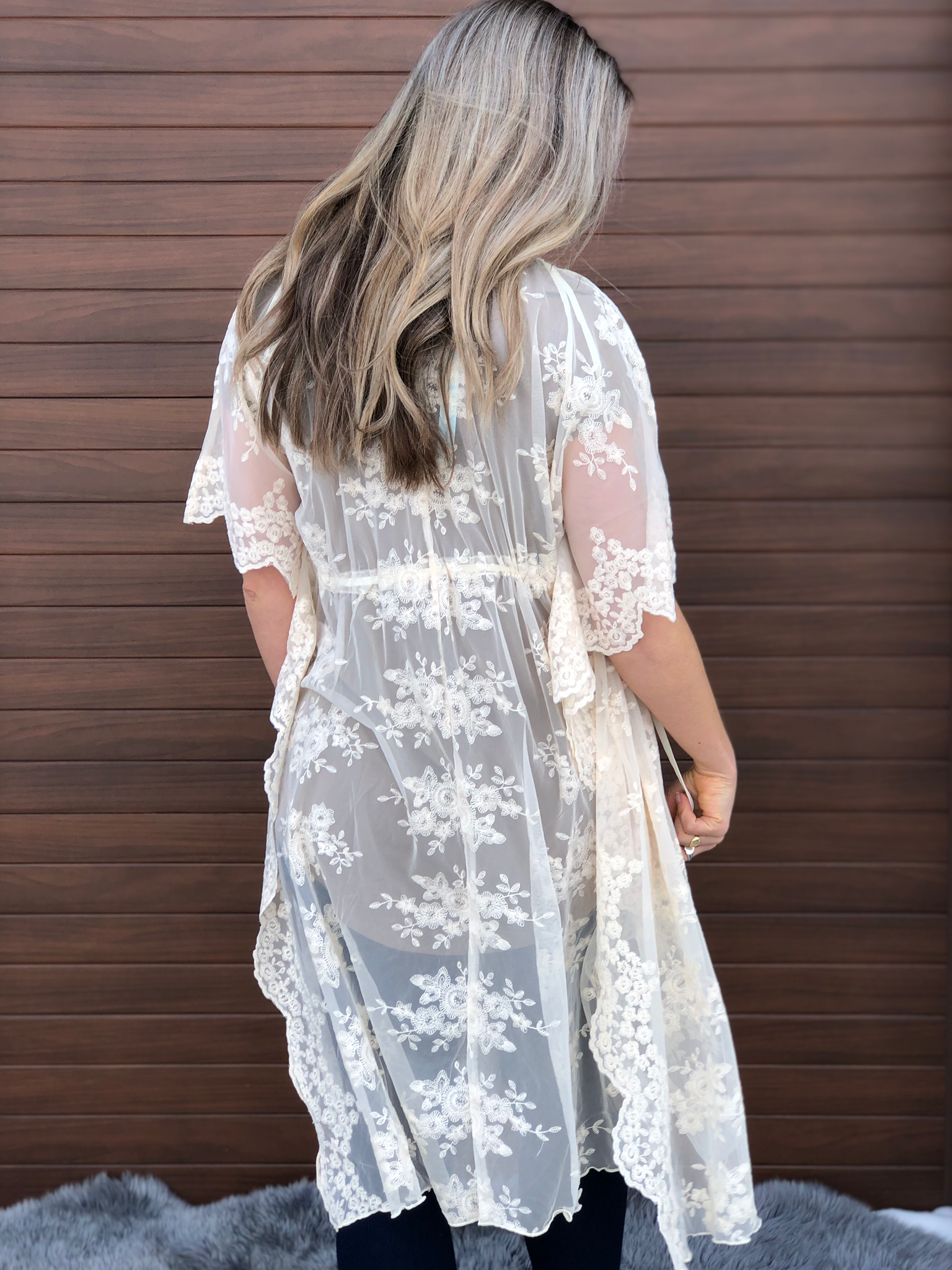 The Clara Lace Cardigan - Cream1 99999981884