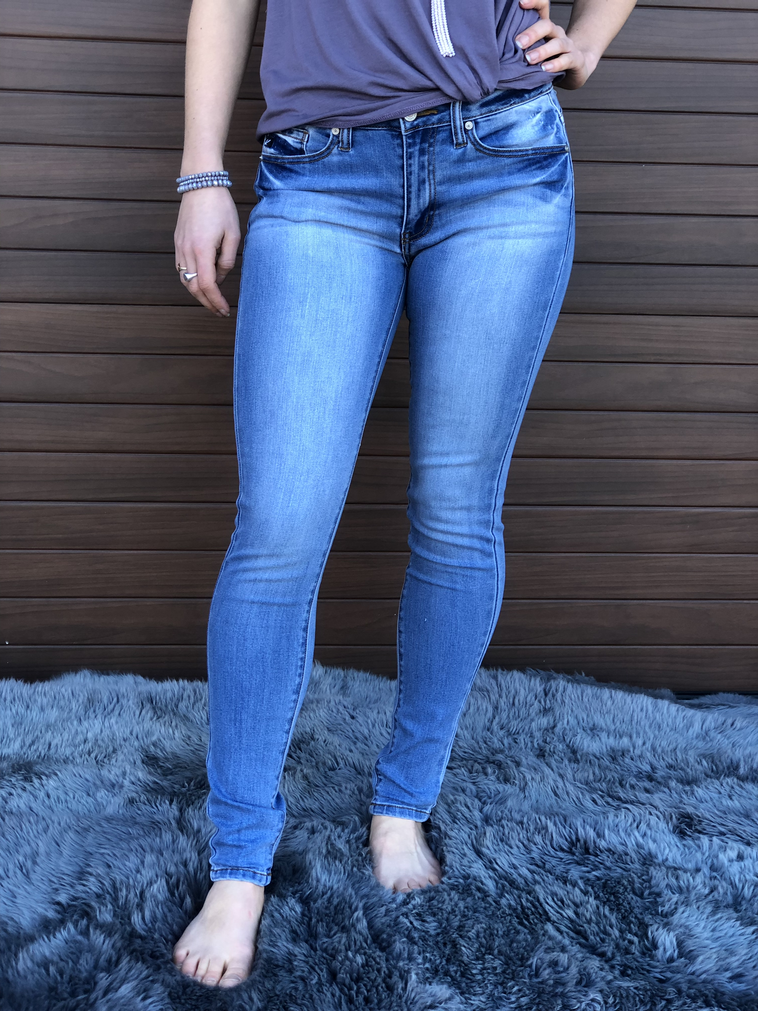 The Light Wash Skinny Kan Can Jean 81960