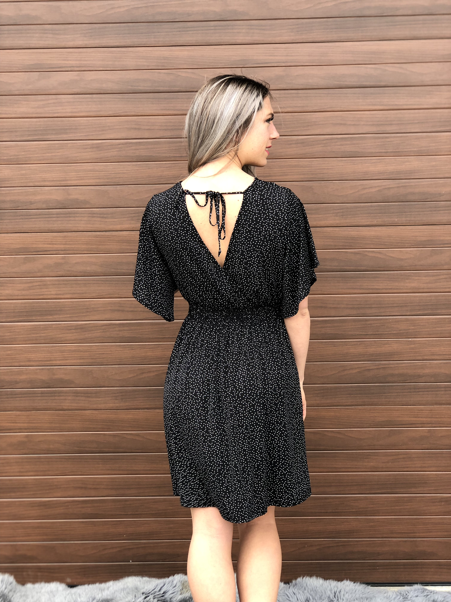 Black Polka Dot Dress