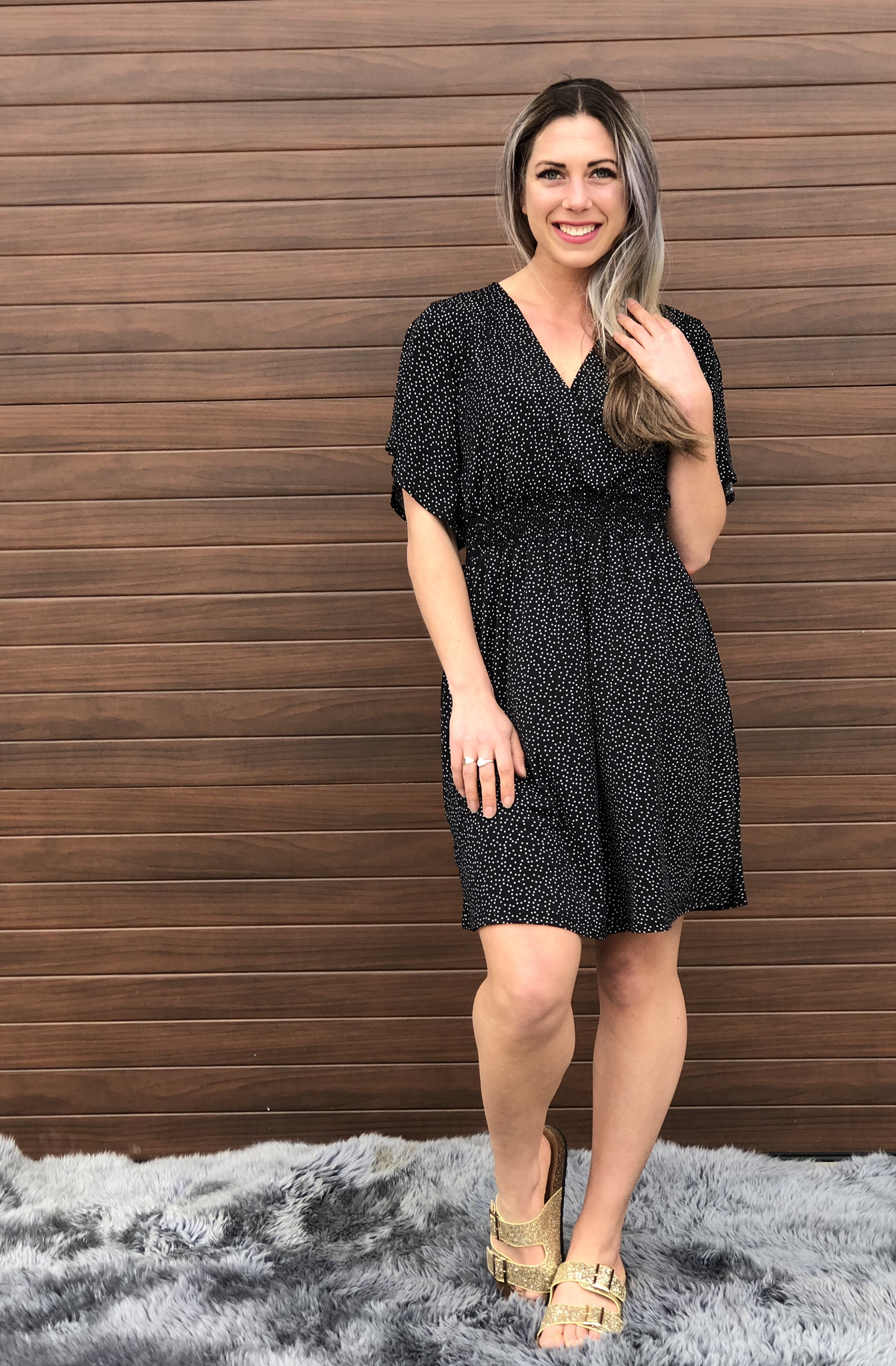 Black Polka Dot Dress