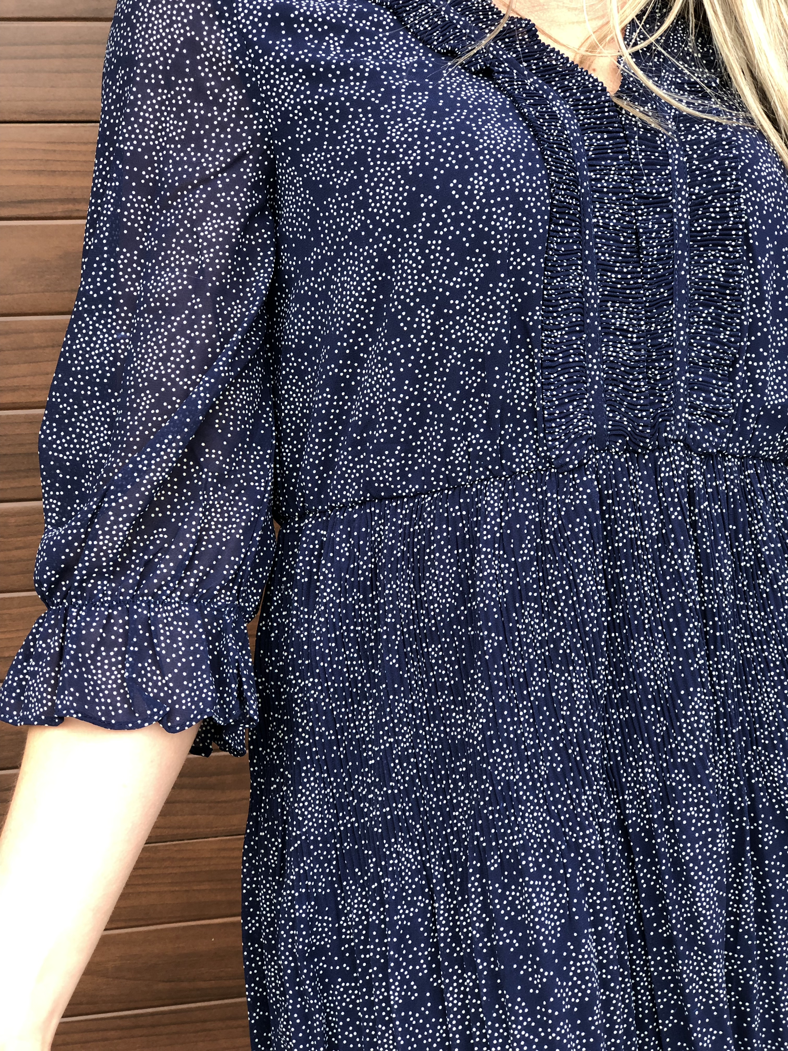 Blue Polka Dot Dress