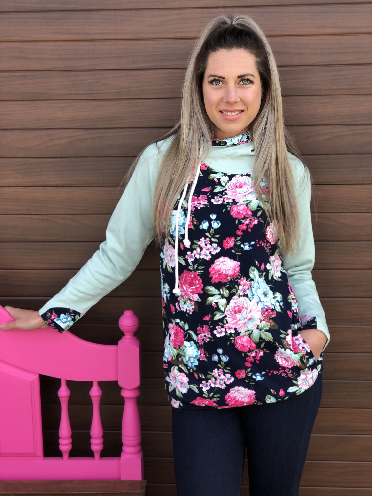 Floral Hoodie 82316