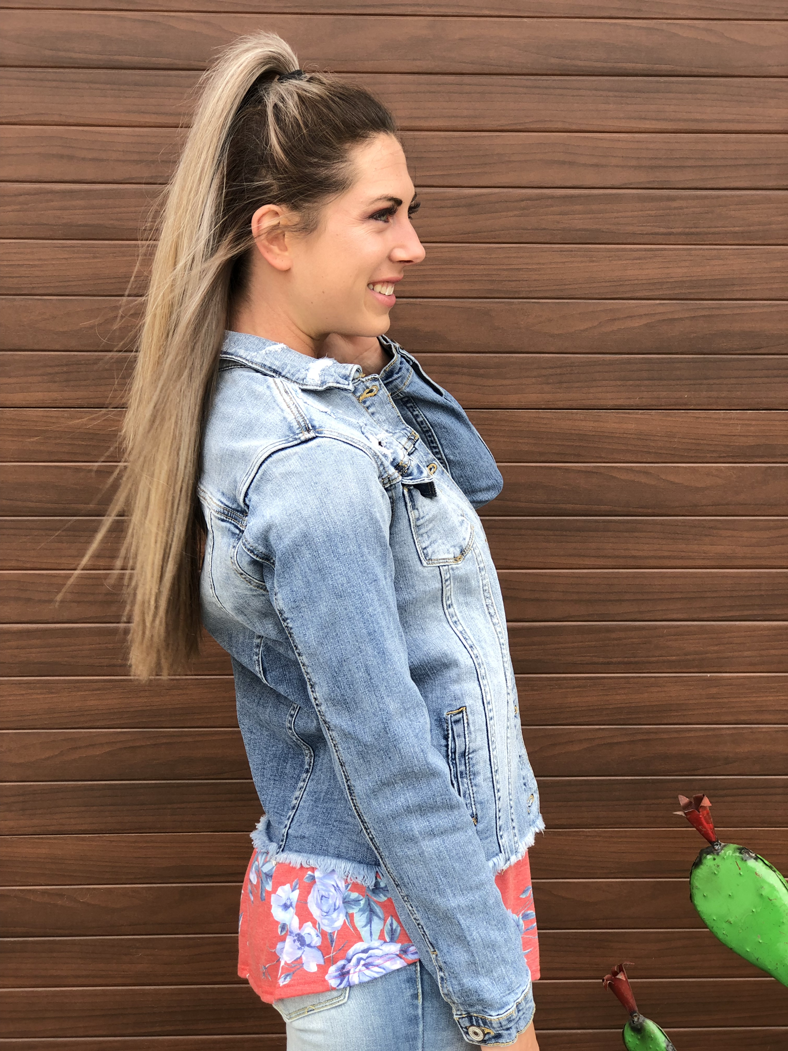 Kan Can Light Wash Denim Jacket 82378