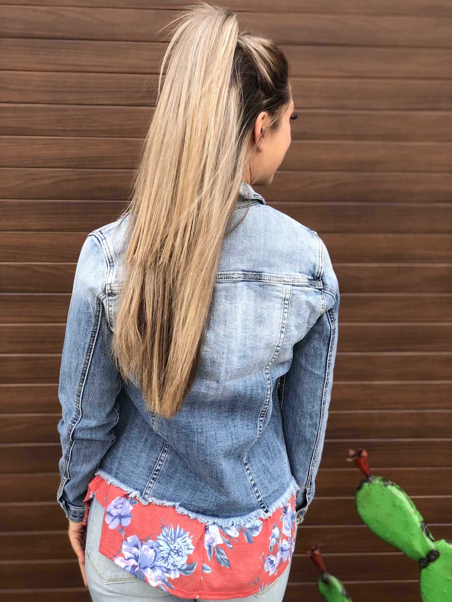Kan Can Light Wash Denim Jacket