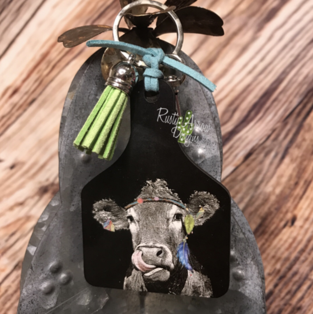 Livestock style Keychain (various designs)