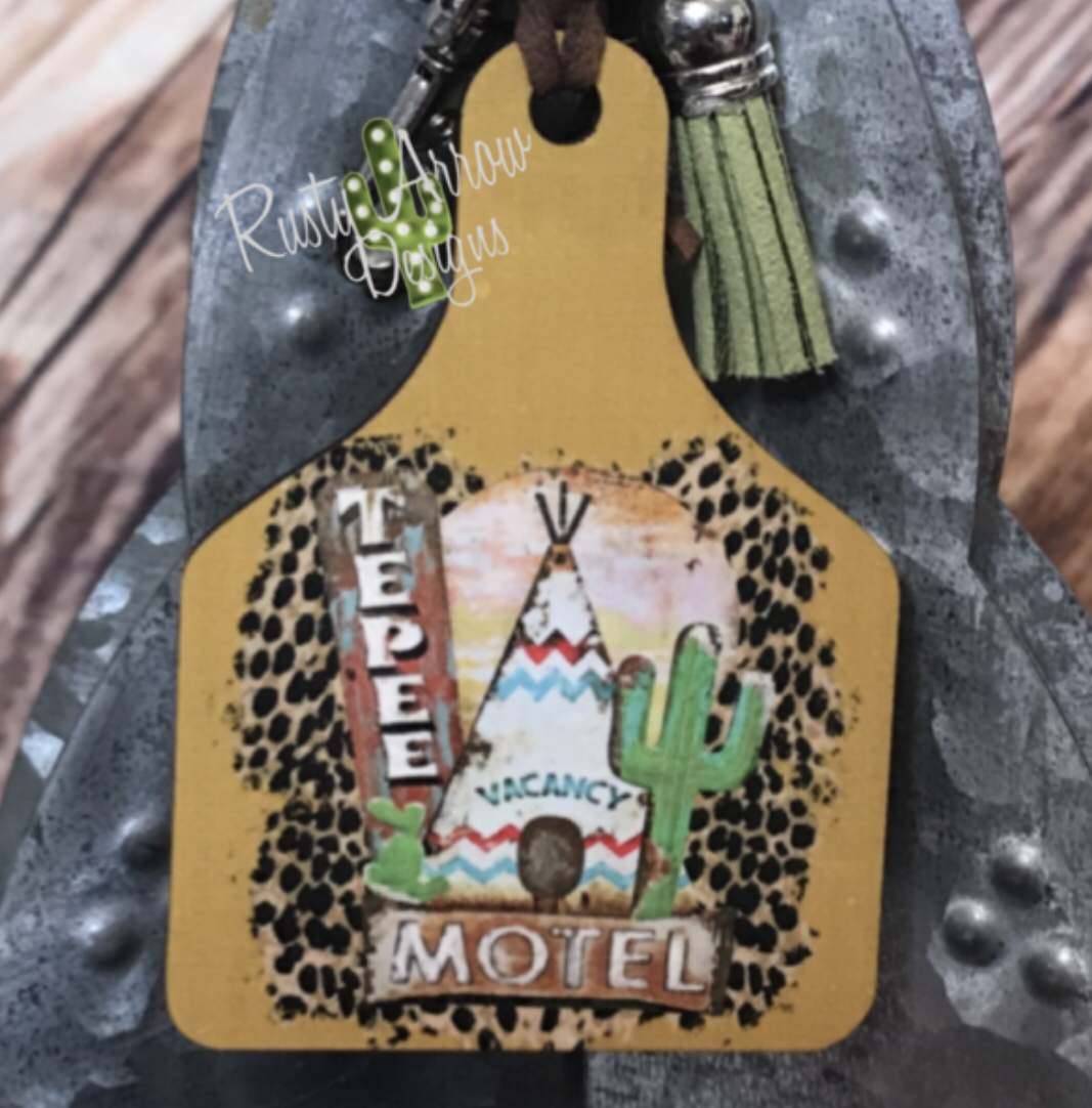 Livestock style Keychain (various designs)