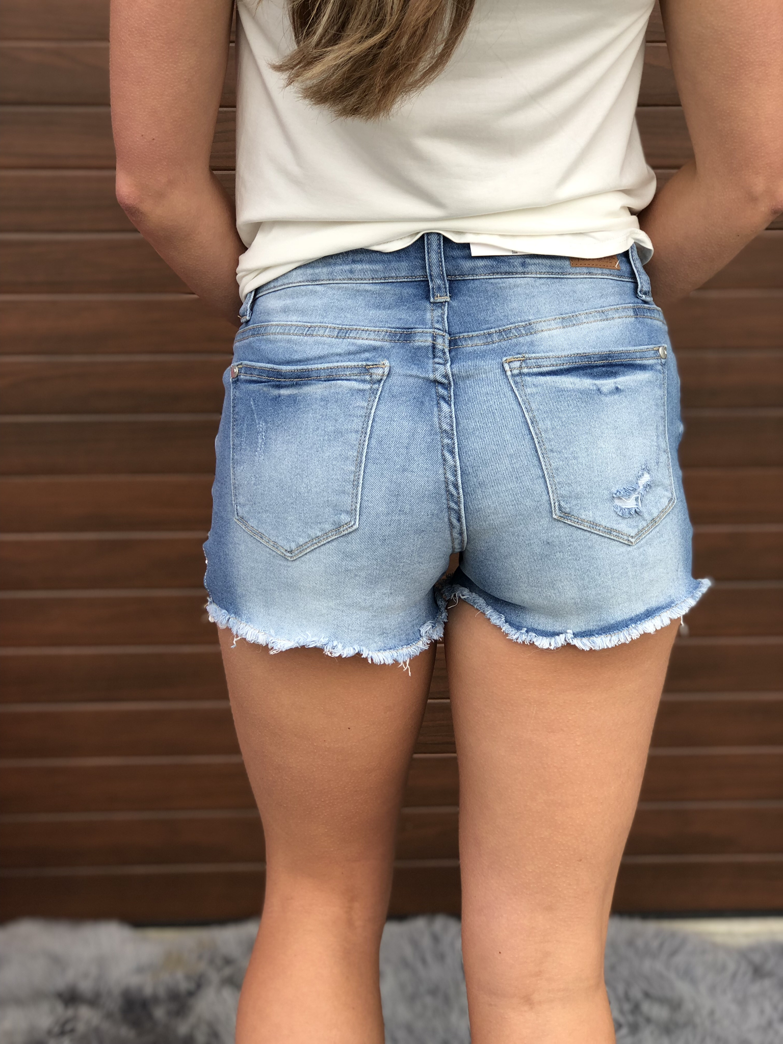 Judy Blue Lace Denim Shorts