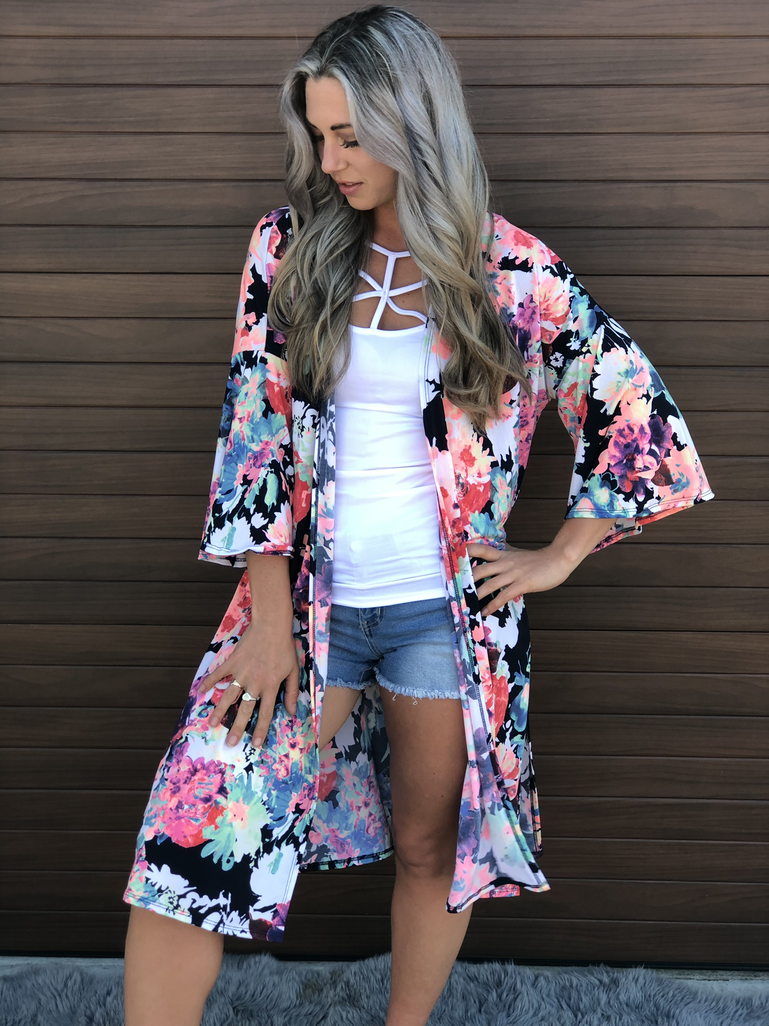 The Watercolor Wonder Kimono 82991