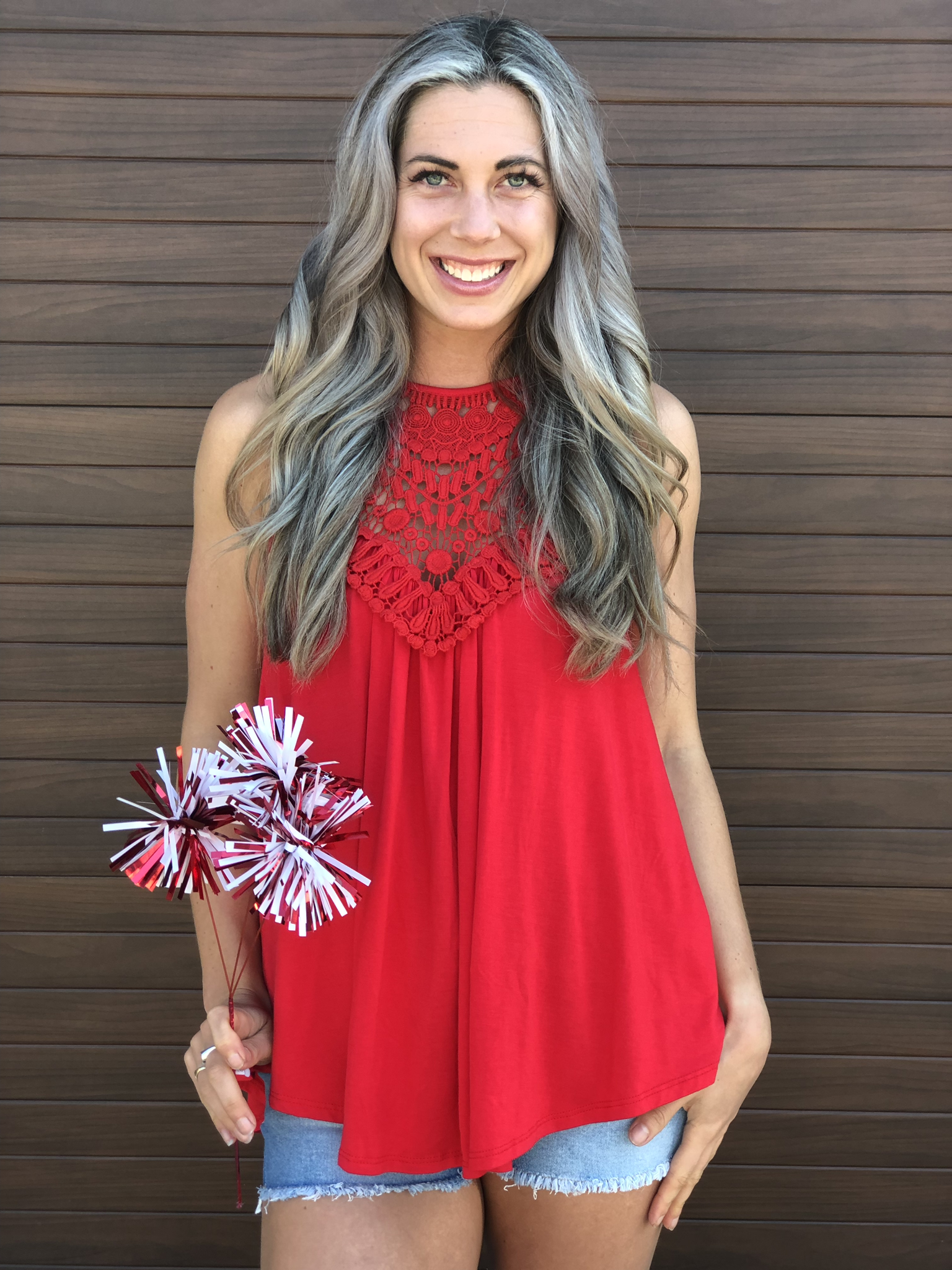 The Caroline Tank - Red 82970