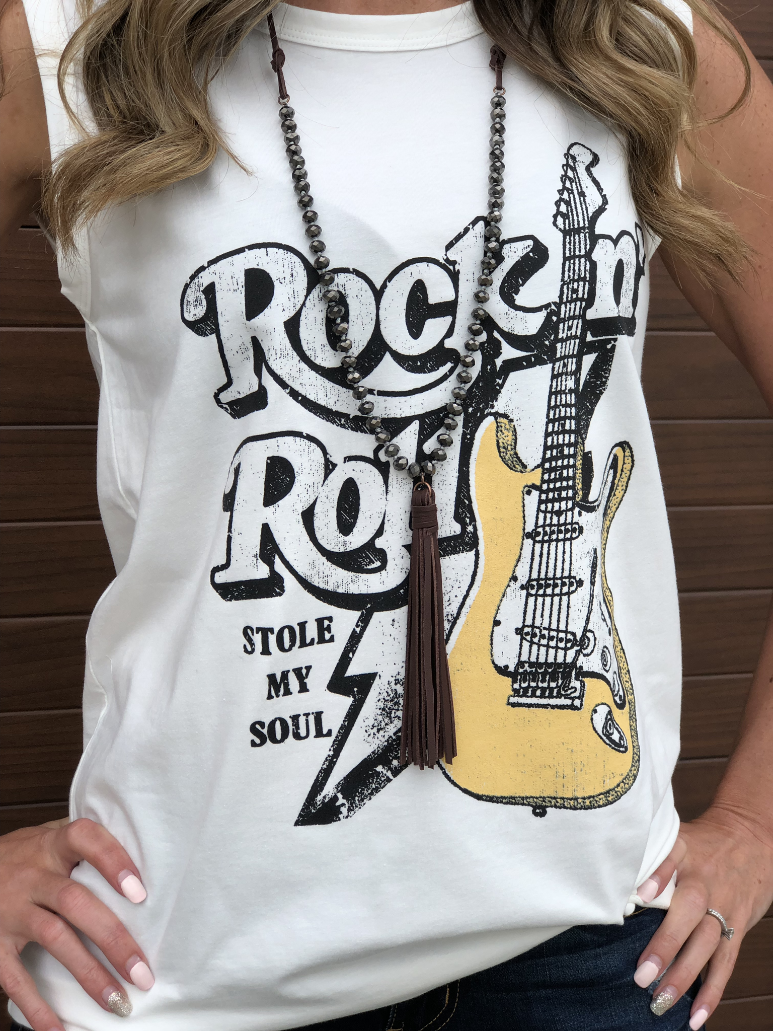 Rock and Roll Stole my Soul - White