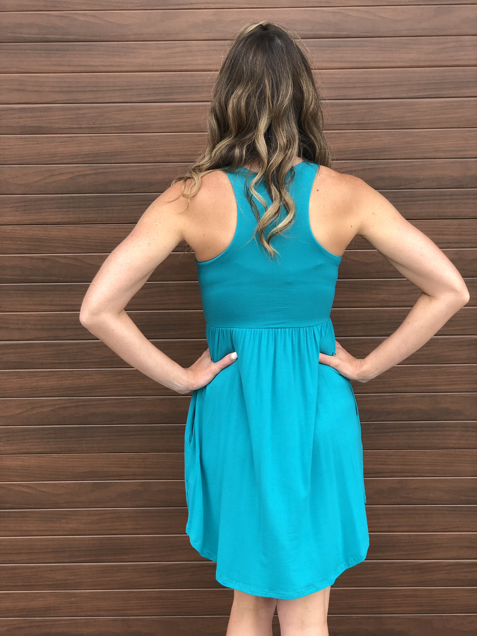 Teal Dress
