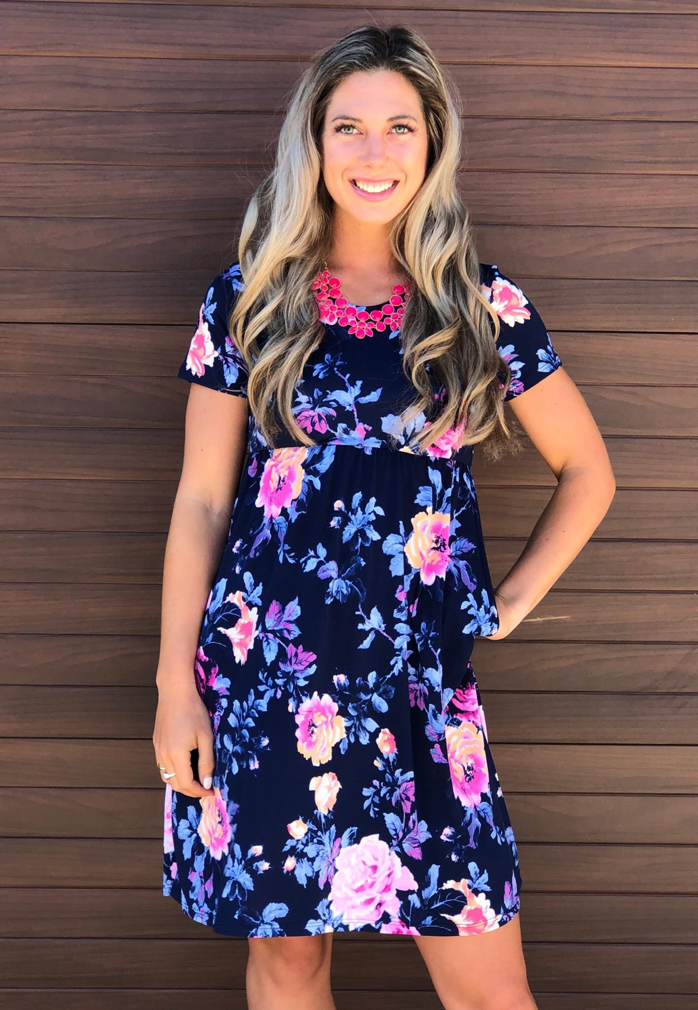 Short Floral Dress 83212