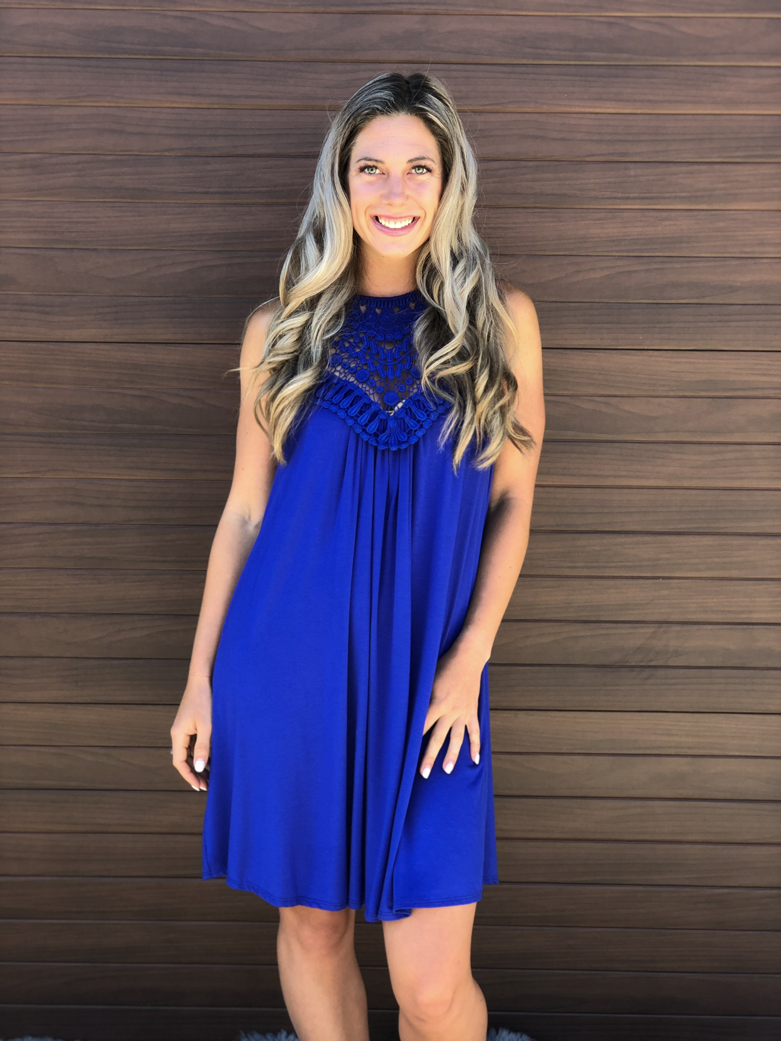 The Ponteix Dress - Blue 83225