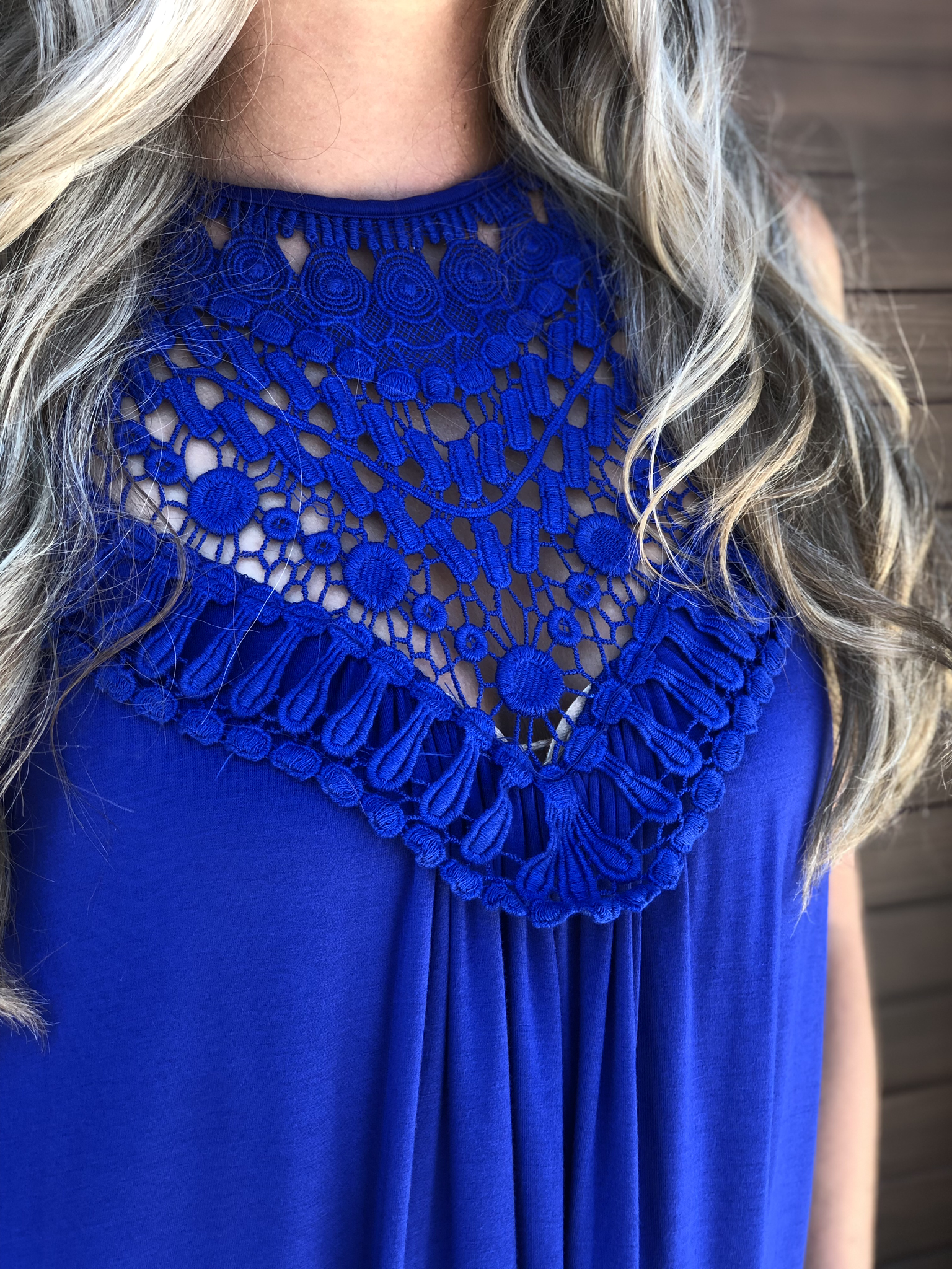 The Ponteix Dress - Blue