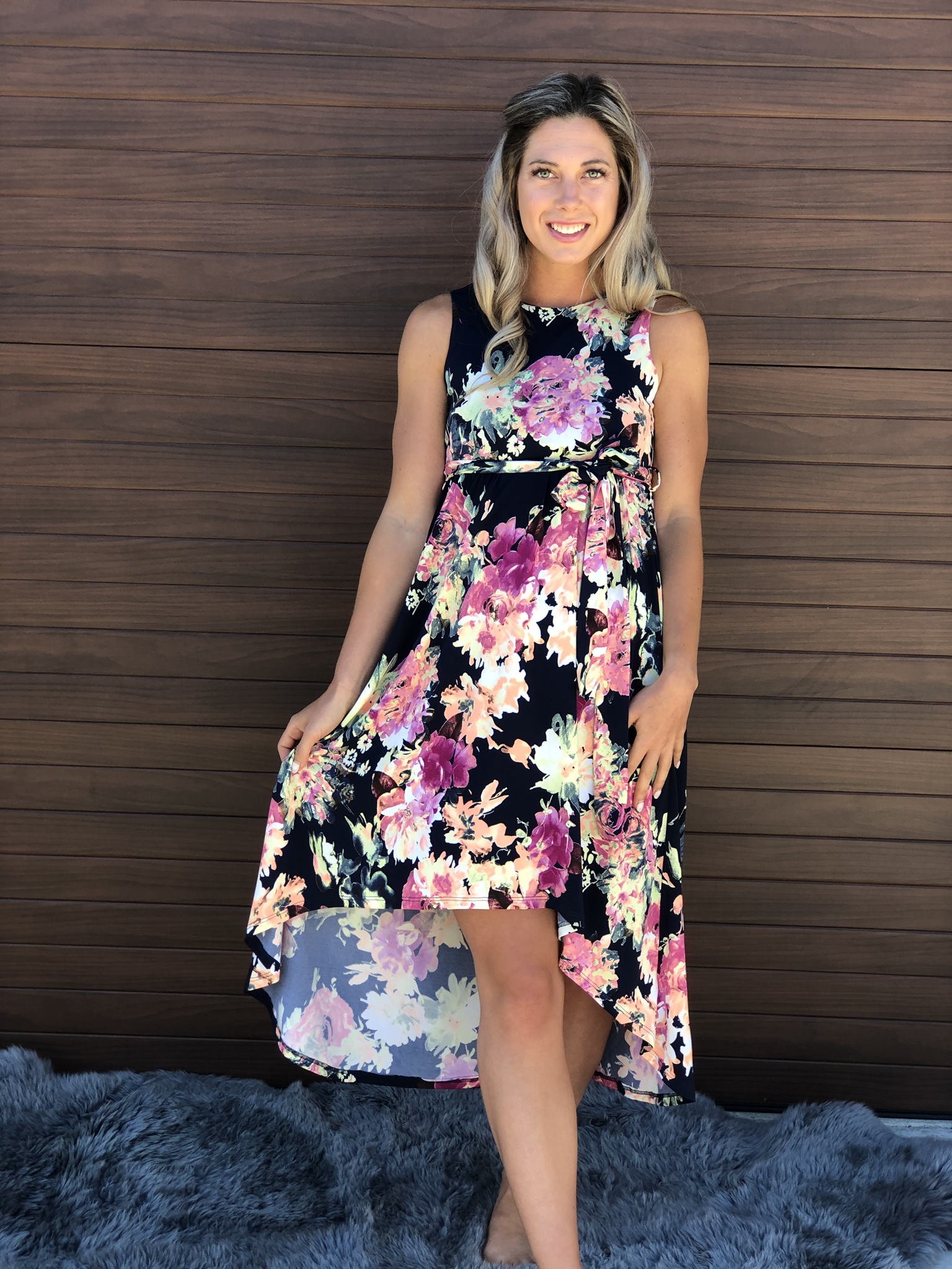 High Low Floral Dress 83292