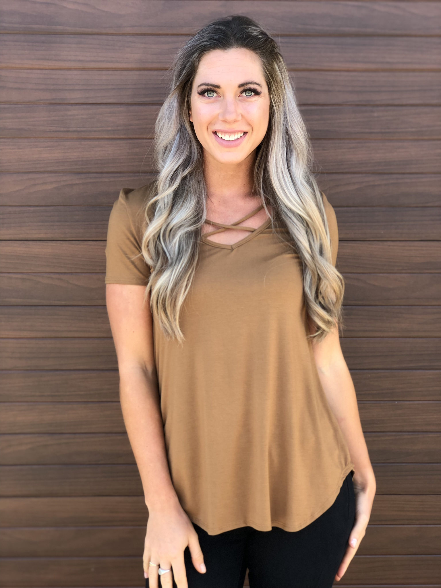 The Waterton Tee - Rust 83320