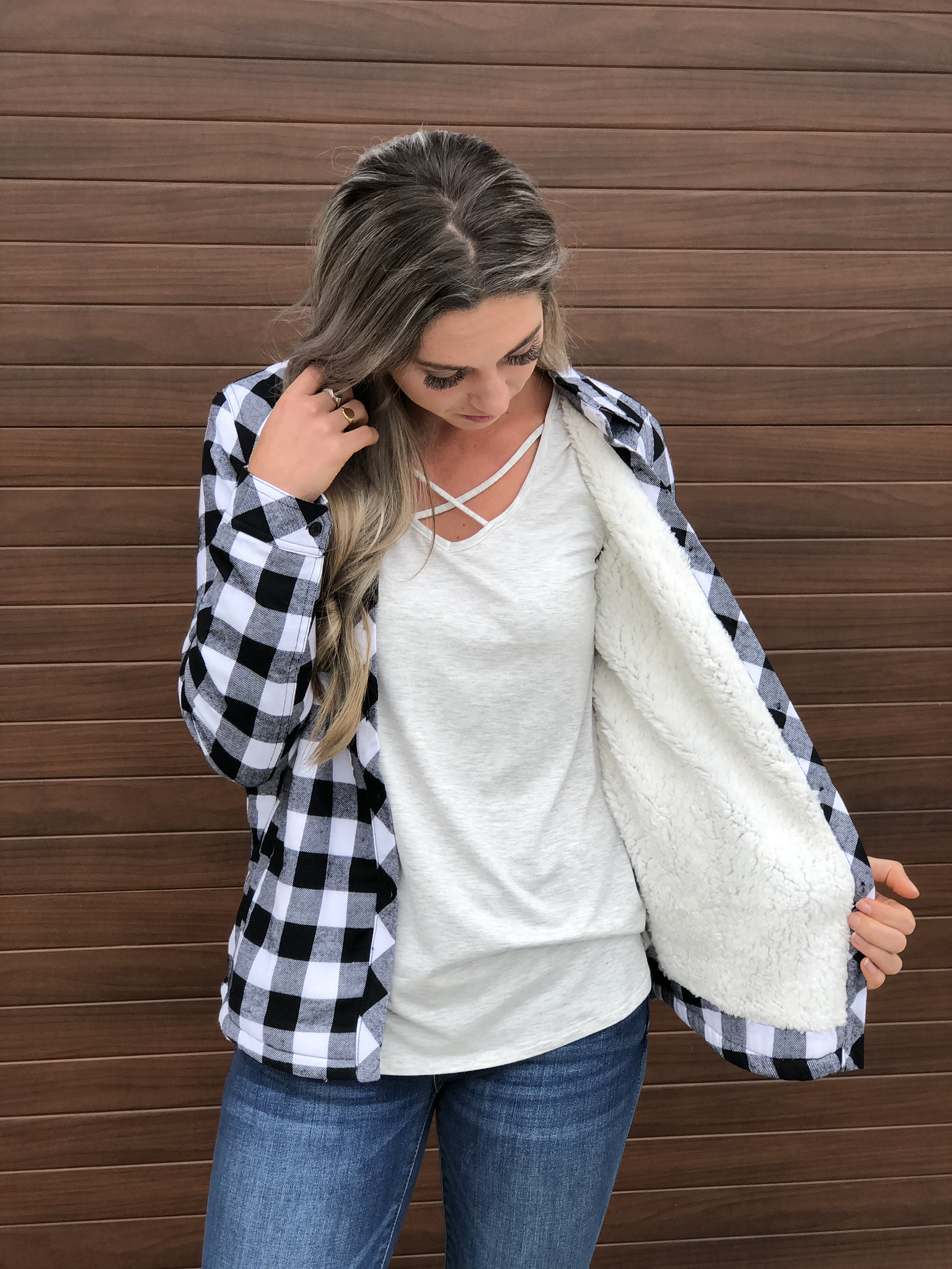 White Buffalo Plaid Jacket 83530