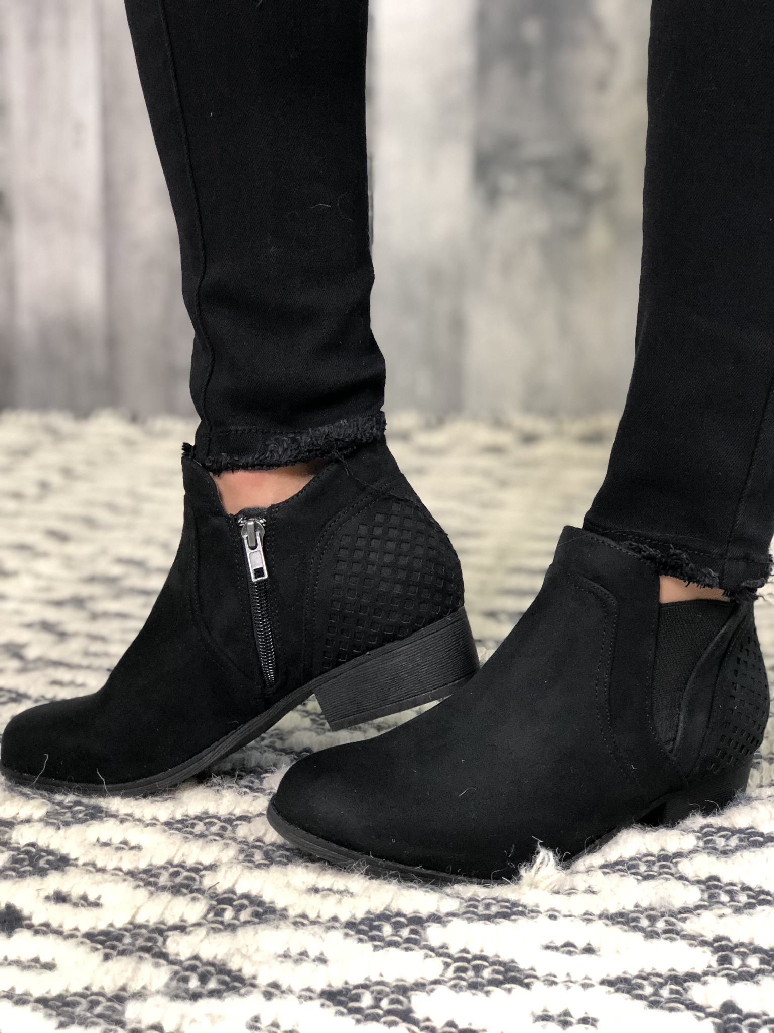 Black Bootie 83807