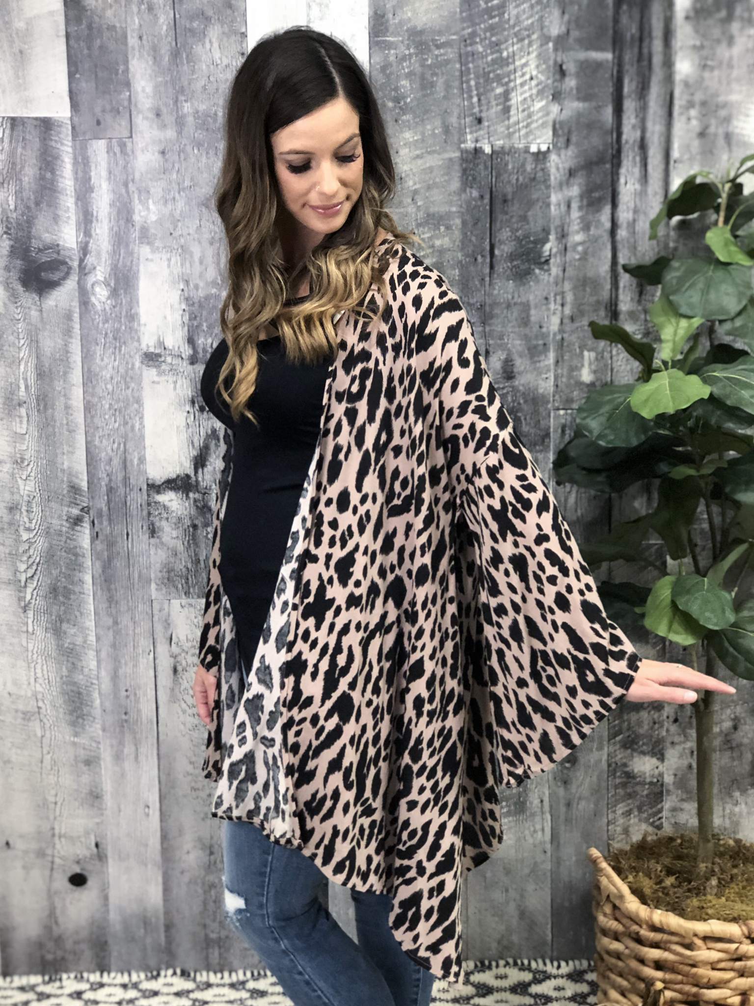 Cheetah Blush Kimono