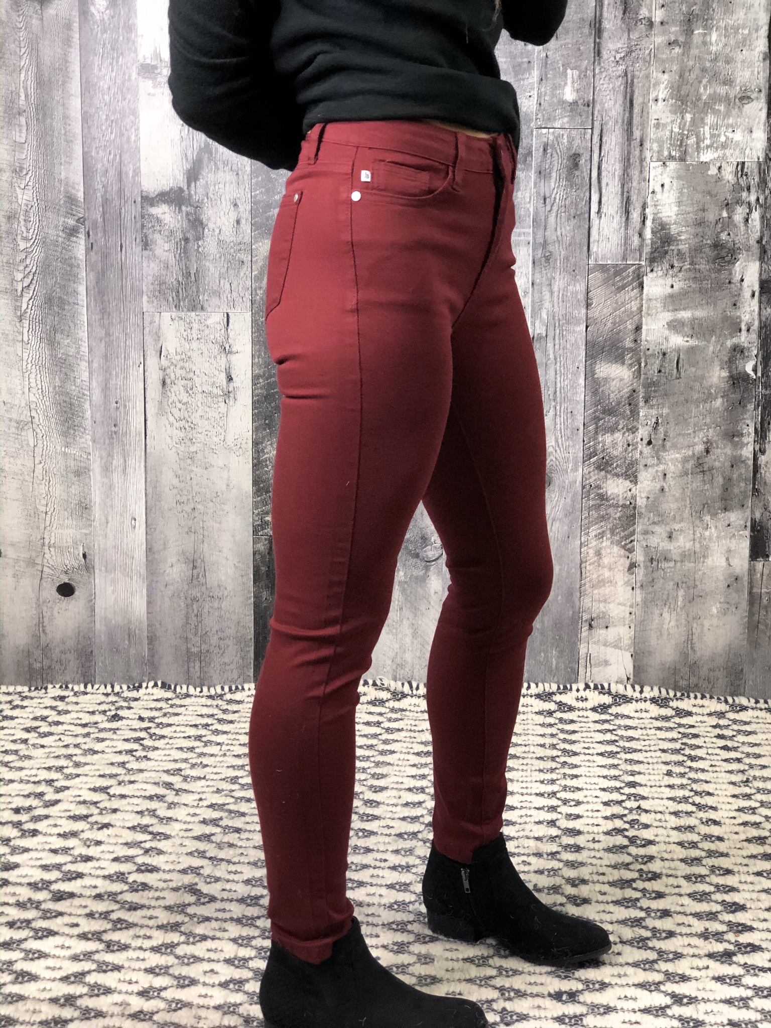 Red Judy Blue Skinny Jean