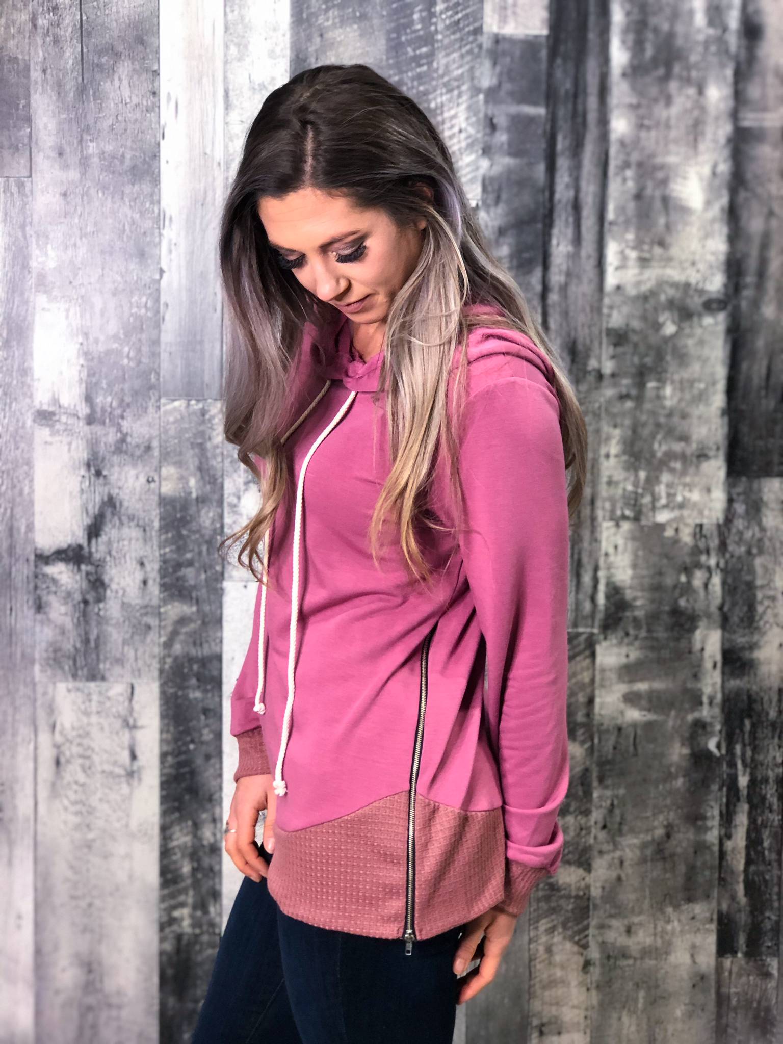 Mauve Lightweight Hoodie