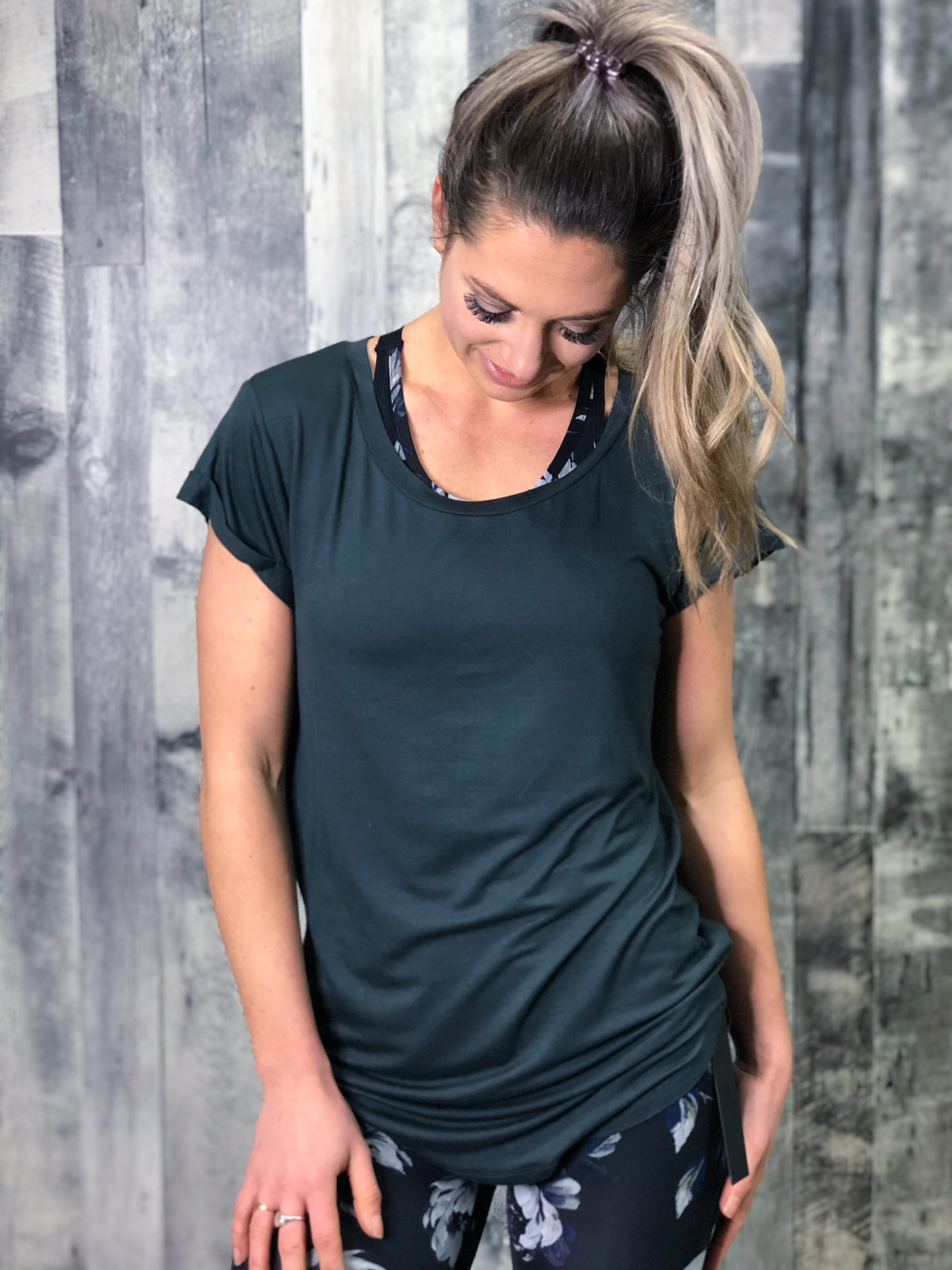 Athletic Tee - Hunter Green 84709