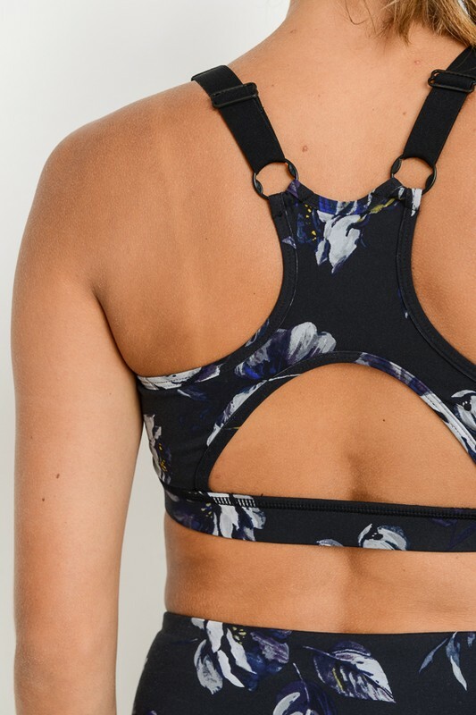 Athletic Bra - Floral