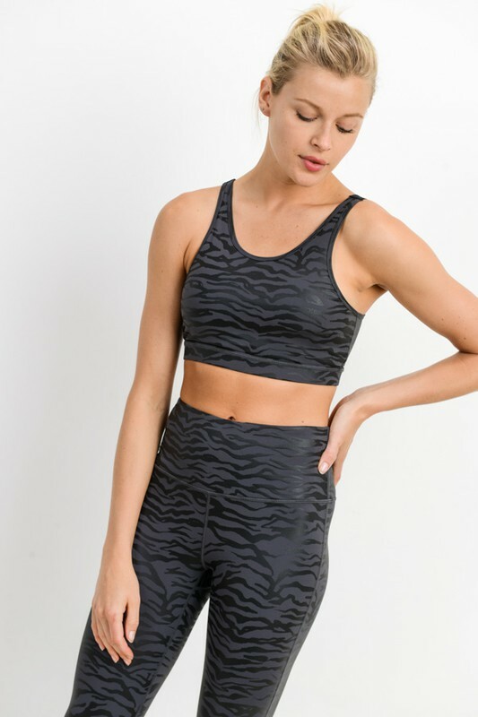 Athletic Bra - Animal Print 84677