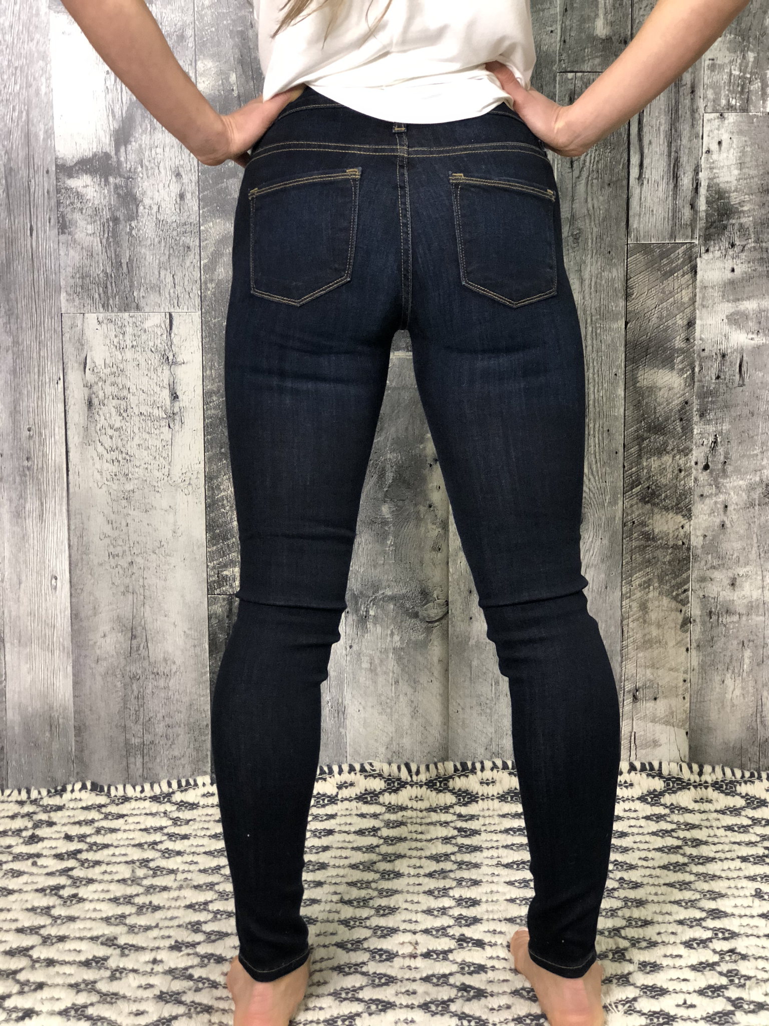 Judy Blue Classic Mid Rise Dark Skinny Jean - Restocked
