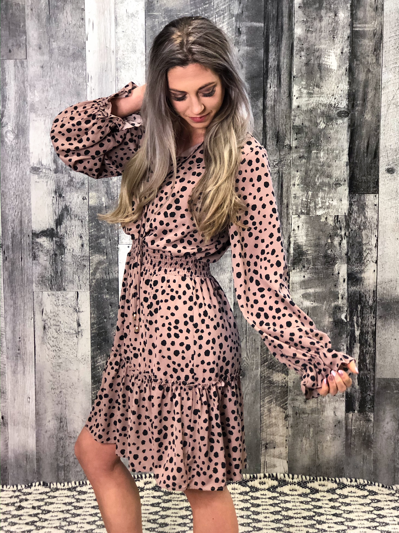 Blush Dalmation Dress