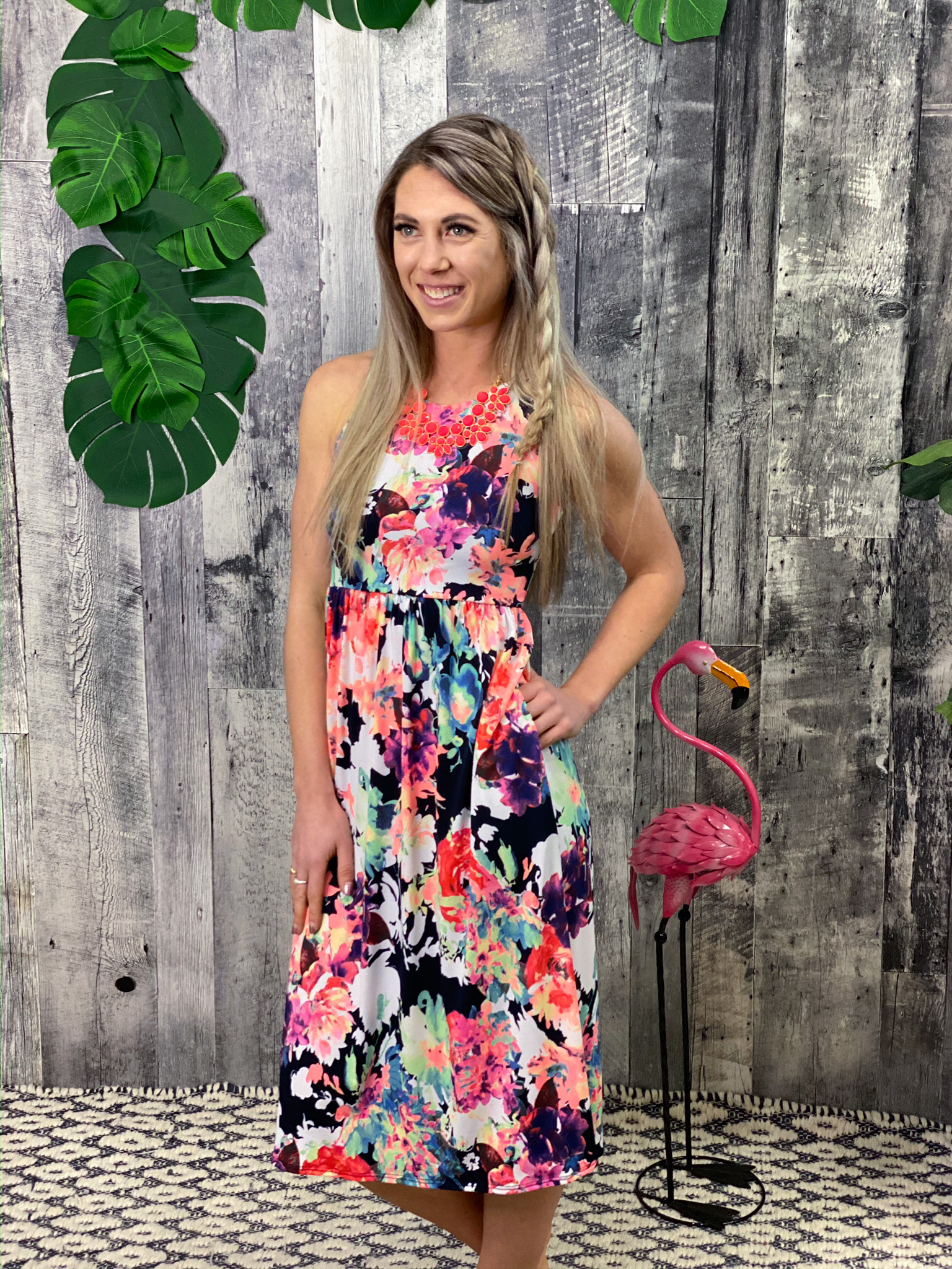 Watercolor Tank Dress