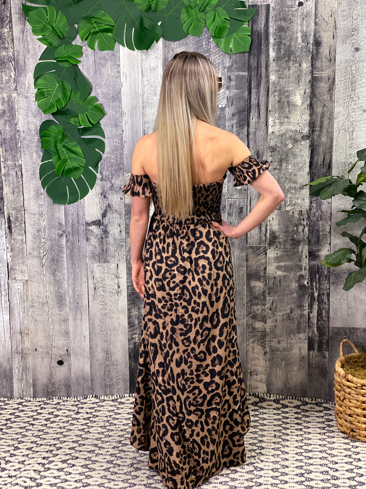 Cheetah High Low Dress
