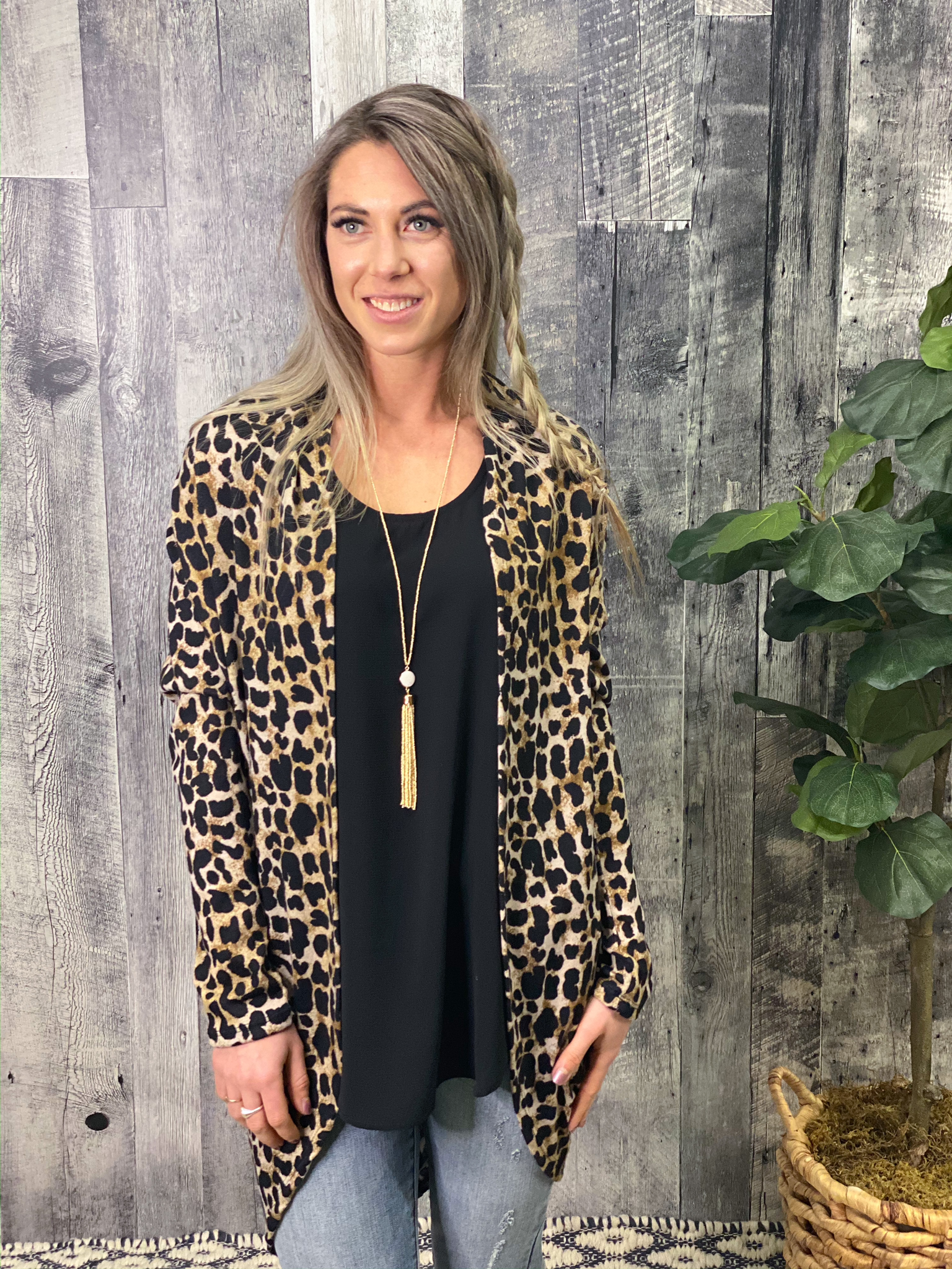 Cheetah Cardigan PCSK