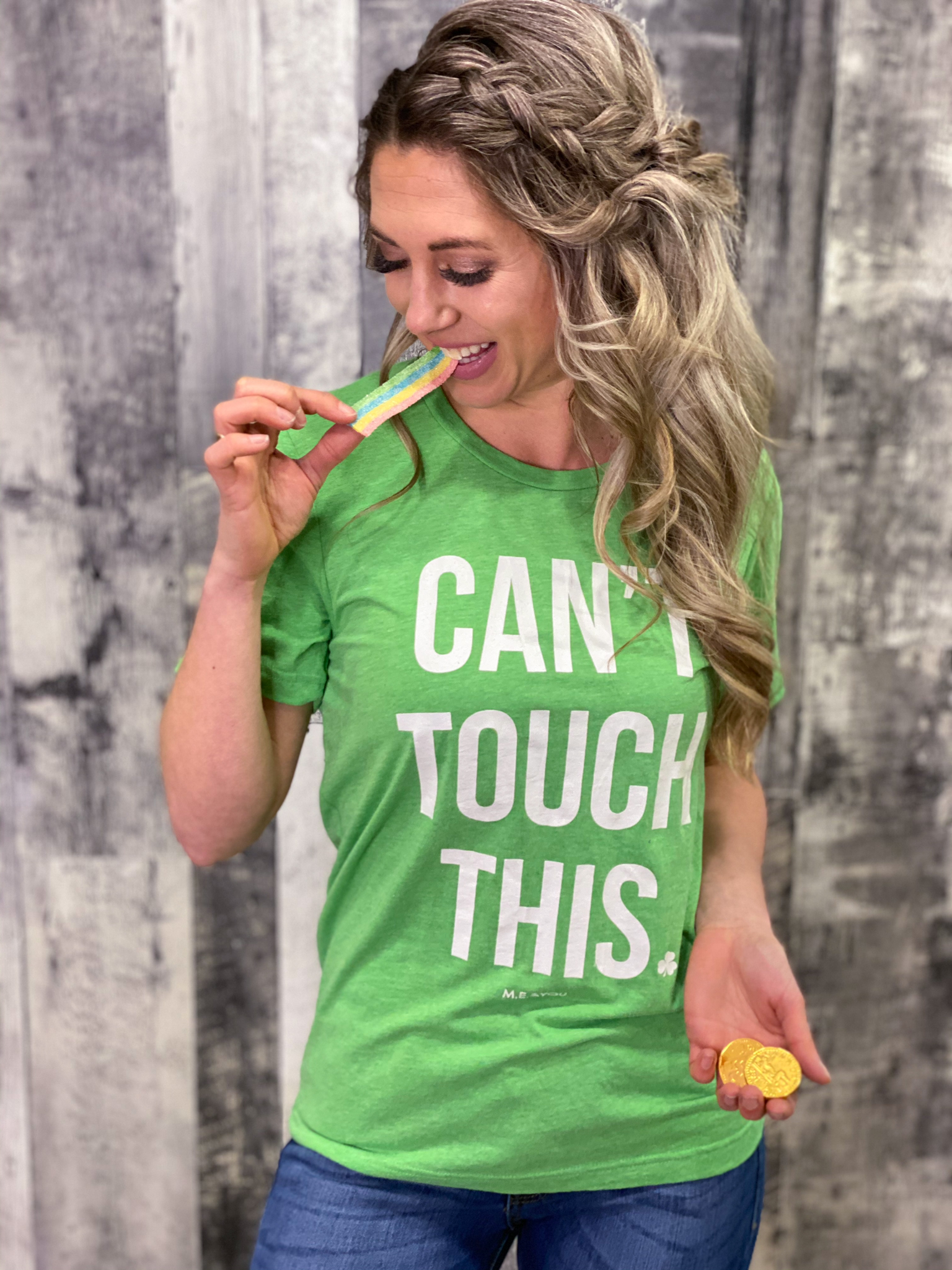 Shamrock Can't Touch This Top small thru 2x 81802