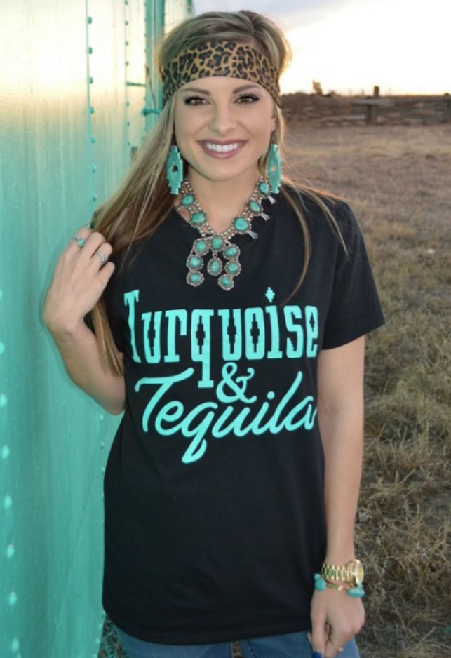 Turquoise and Tequila Tee 98691